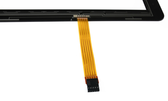 Schwarzer Rahmen ITO-Film-widerstrebender industrieller Fingerspitzentablett TP mit USB-Port und Prüfer