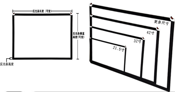 Informations-Kiosk 19 Zoll-optisches Touch Screen USB-Fingerspitzentablett