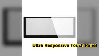Hochtransparentes kapazitives Touch-Panel mit Projektion