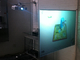 Große multi Wand Touch Screen Lcd Dispay 80 Zoll-Nano-Haustier-halb Transparenz-Grau-Folie