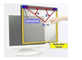 Berühren Sie Wand-und Noten-Tabellen-optisches Touch Screen LCD 55-Zoll hohes leistungsfähiges