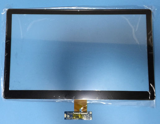 18.5 Zoll projiziertes kapazitives Touchscreen mit 10-Punkte-Multi-Touch und hoher Lichtübertragung