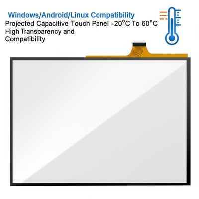 Windows/Android/Linux Kompatibilität Projektive Kapazitive Touch Panel -20°C bis 60°C mit hoher Transparenz und Kompatibilität
