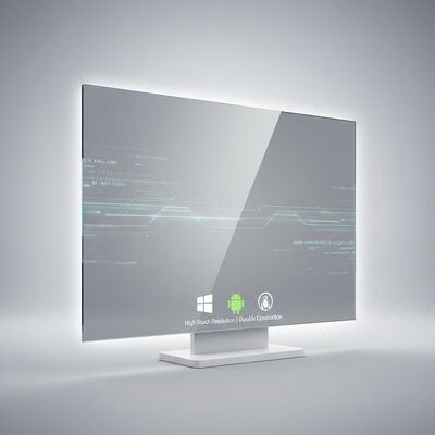 Windows Android Linux-kompatibel Projektiertes kapazitives Touch-Panel mit hoher Touch-Auflösung und langlebiger Konstruktion