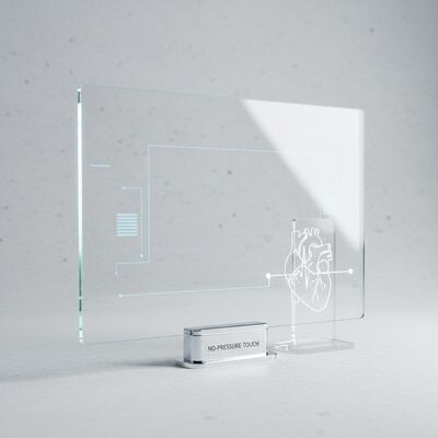 Hochlichtdurchlässiges Touchpanel-Display mit keinerlei Druckaktivierungskraft für medizinische und gesundheitliche Geräte
