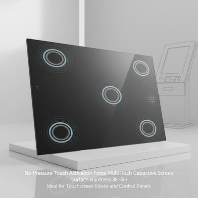 Keine Druckaktivierung Kraft kapazitiver Multi-Touch-Bildschirm mit Oberflächenhärte 3H-6H Ideal für Touchscreen-Kioske und Bedienfelder